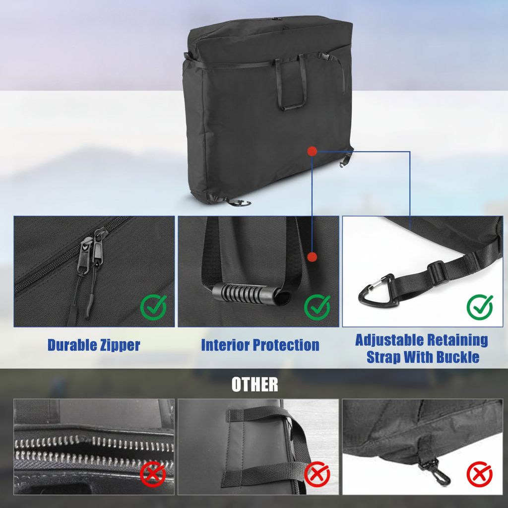 Hardtop Panel Storage Bag with Handle For Ford Bronco 2/4 Door 2021-2026