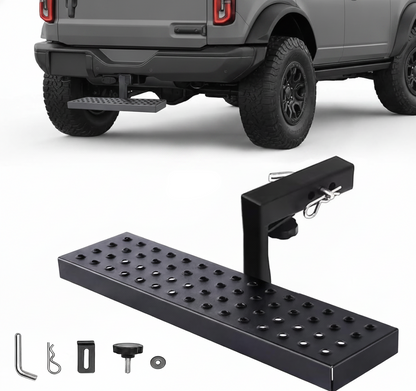Heavy Duty 2" Hitch Step with Non-Slip Steel Platform