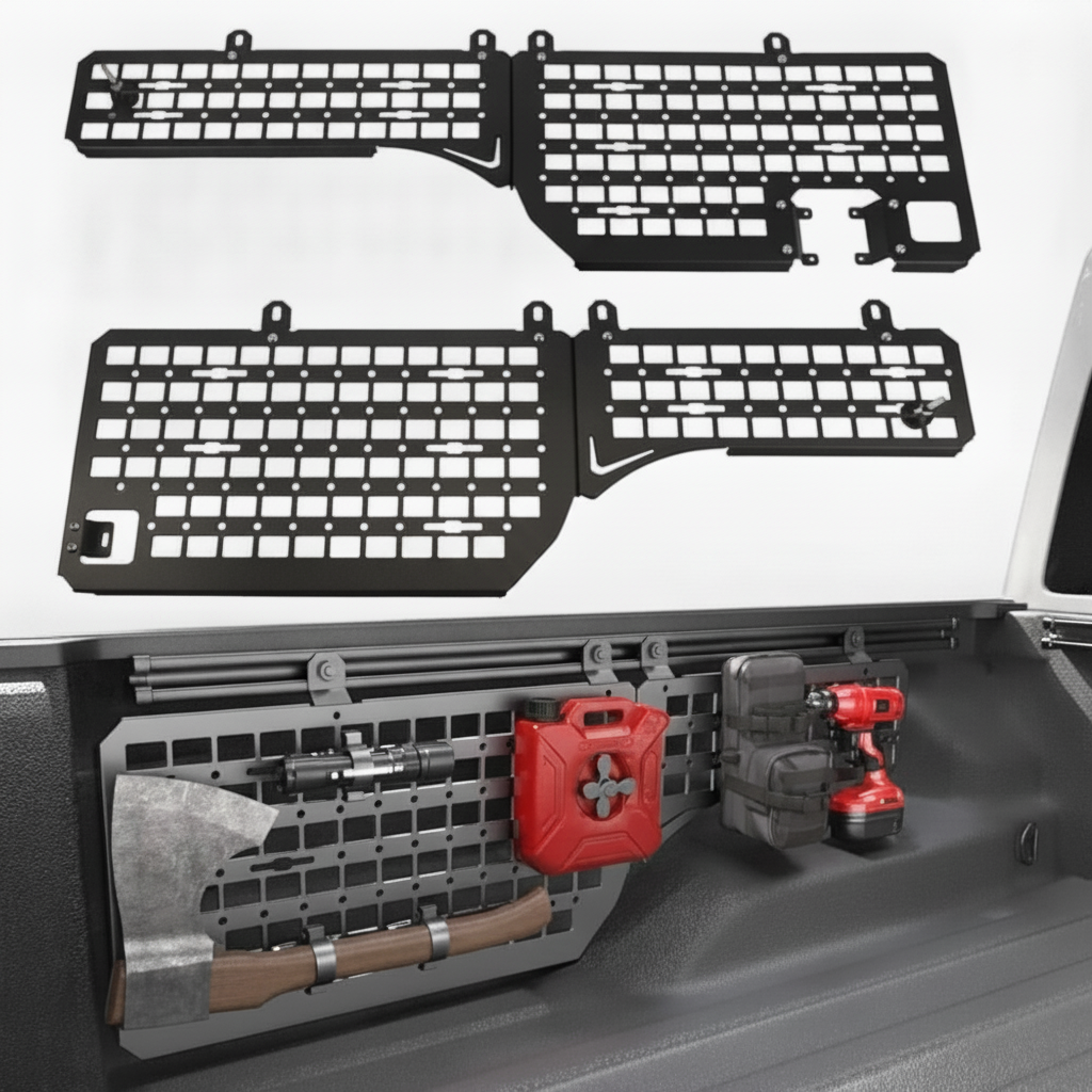 5ft Truck Bed Side MOLLE Panel Fit for Jeep Gladiator JT 2020-2026
