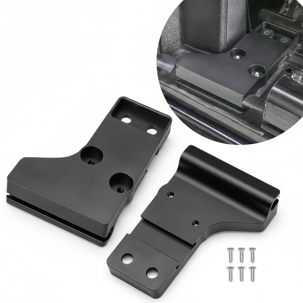 Side Window Guides Rail Clip Protector Compatible with for 2021 - 2026 Ford Bronco 4 Door