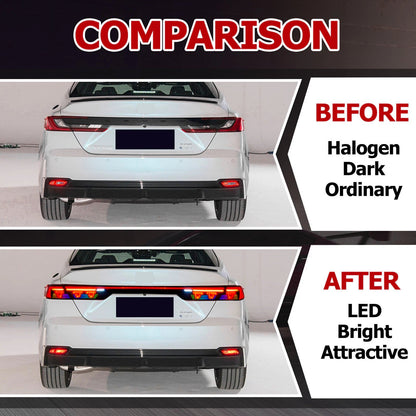 LED Tail Lights Assembly Compatible with Toyota Camry 2024 2025 9th Gen - OMOTOR