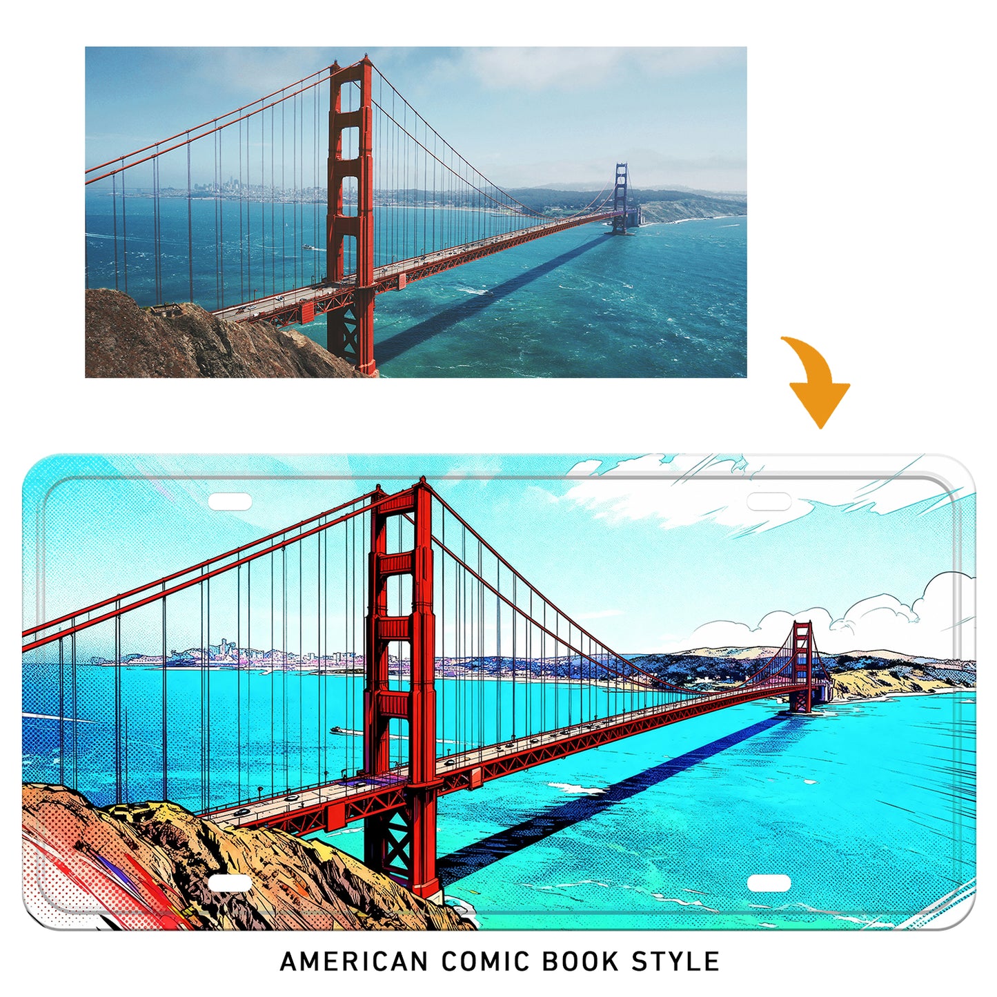 AI Customized license plates