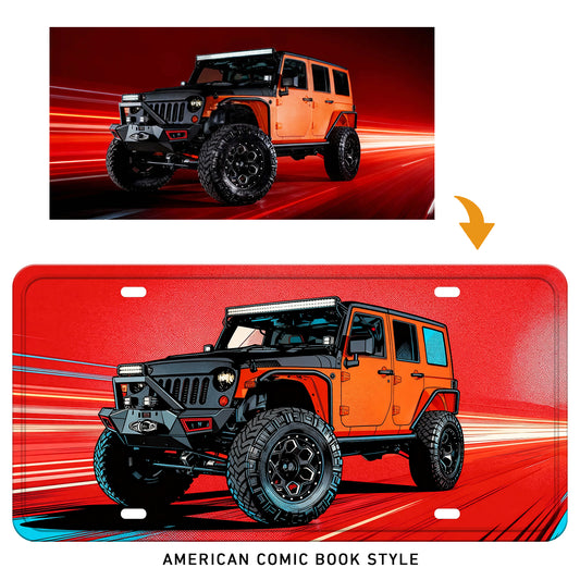 AI Customized license plates