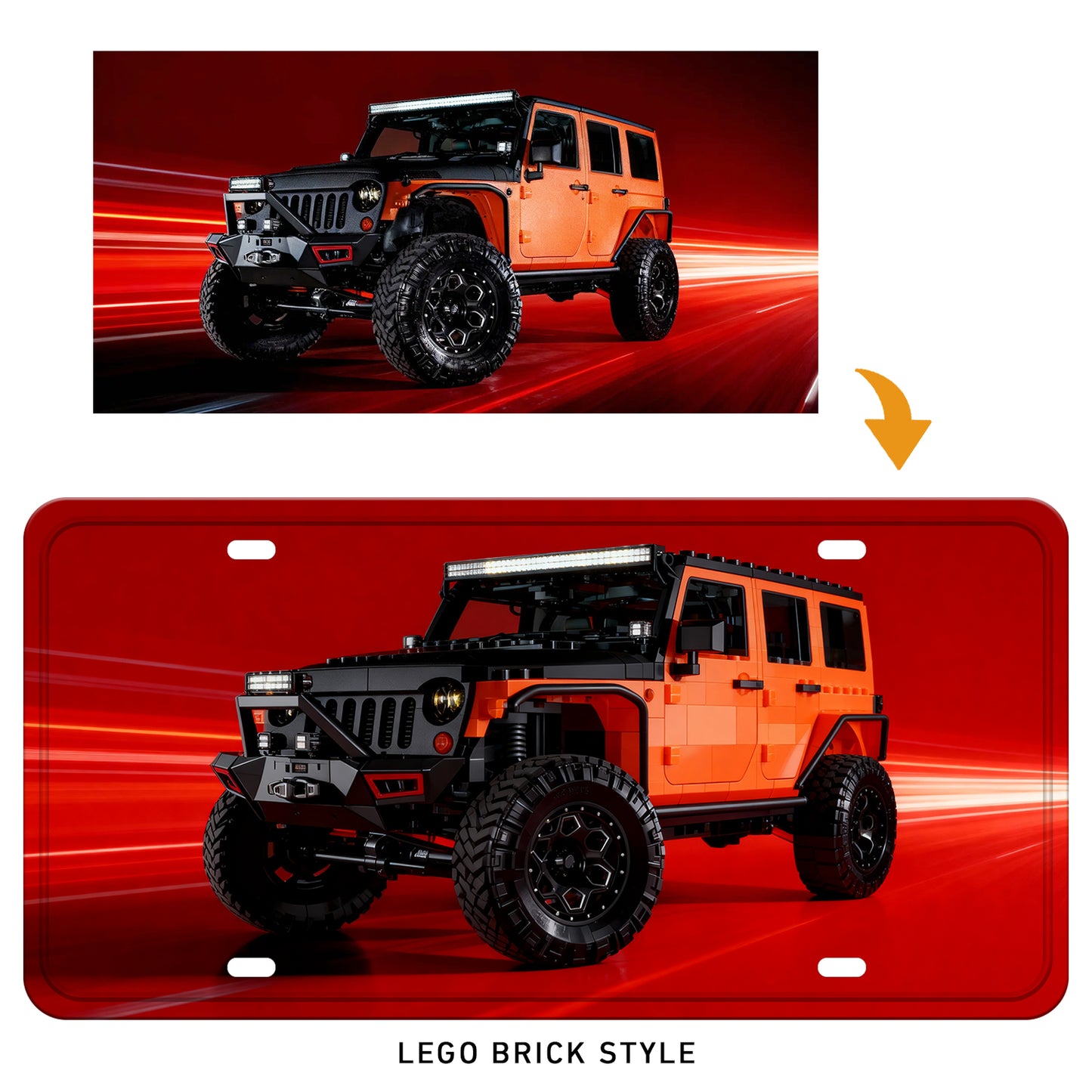 AI Customized license plates