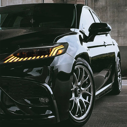 New Headlights For 2018-2024 Toyota Camry LE SE XLE XSE TRD (Audi Model) - OMOTOR