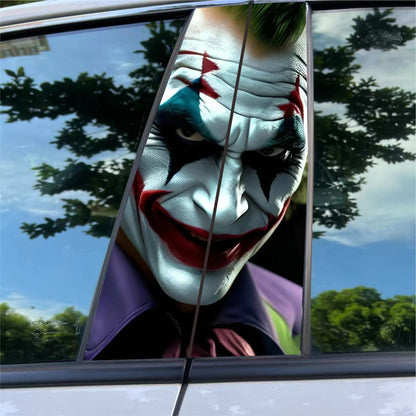 Joker-Themed Scratchproof PET Car B Pillar Stickers - OMOTOR