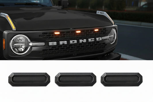 LED Grille Lights for Ford Bronco Accessories 2021-2024 2/4-Door
