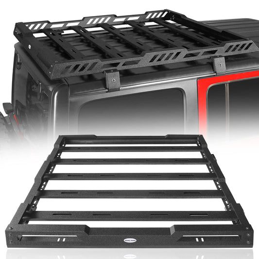 Roof Rack Cargo Basket Crossbar for 2018-2026 Jeep Wrangler JL 2 or 4 Doors & Gladiator JT