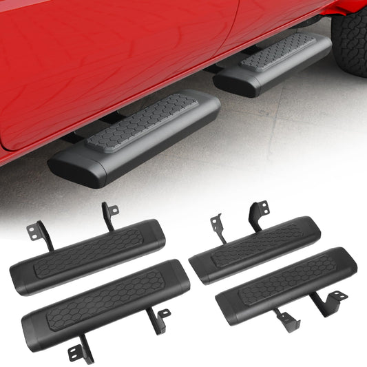 Aluminum Side Steps Fit for 2024 - 2026 Toyota Tacoma Double Cab (Front & Rear Door)