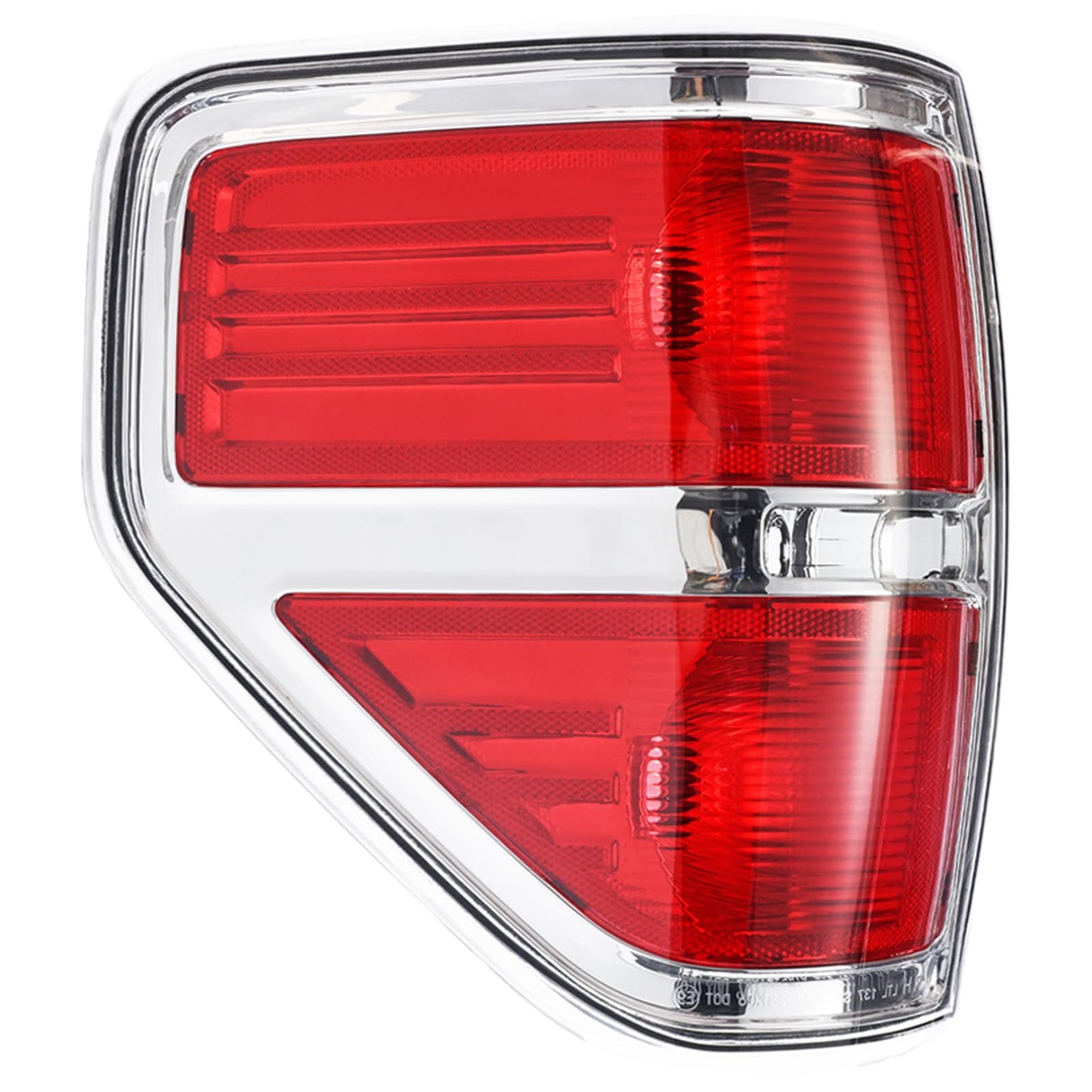 Tail Light Compatible With 2009 - 2014 Ford F150 F-150 Housing - Chrome trim