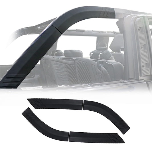 4Pcs D-Pillar Roll Bar Protective Cover Kit fits Ford Bronco 4 Door 2021 - 2026