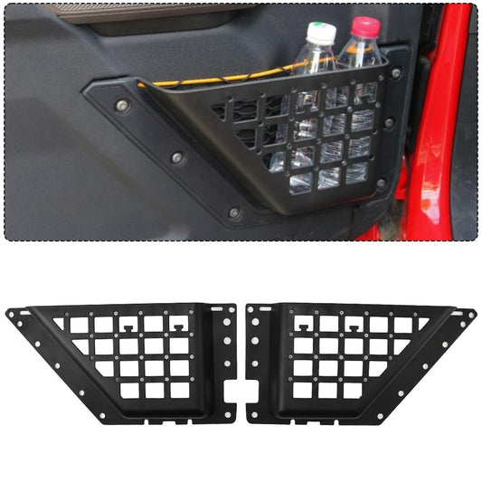2PCS Front Door Storage Pocket Organizer Box Compatible with Ford Bronco 2021-2026 2/4 Door