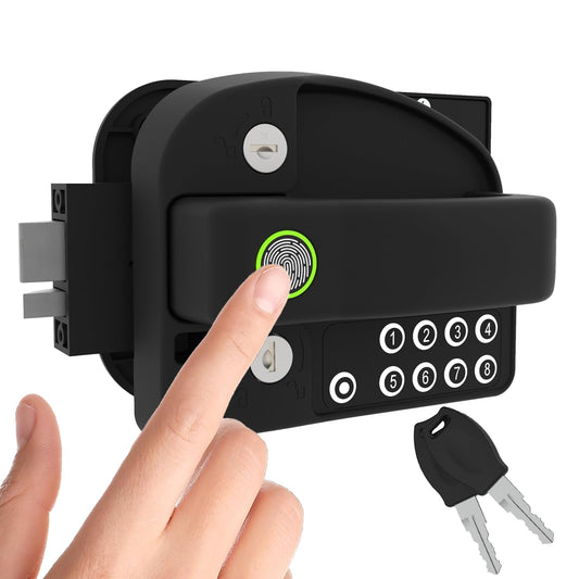 Fingerprint RV Keyless Entry Door Lock,Camper Door Lock for Travel Trailer Fit for 2.75" x 3.75" Lock Hole