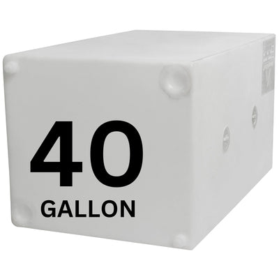 40 Gallon Potable RV Fresh Water Tank for Campers, Trailers, Motorhomes, RVs, Cube Shape