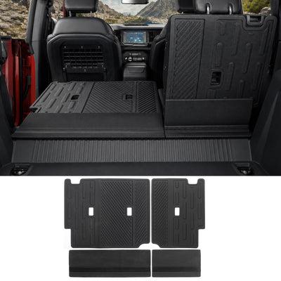 Rear Seat Back Cover Backrest Protector with Dog Seat Liner for Ford Bronco 2/4 Door 2021 - 2026
