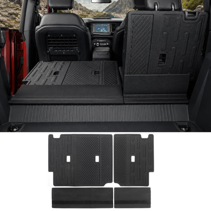 Rear Seat Back Cover Backrest Protector with Dog Seat Liner for Ford Bronco 2/4 Door 2021 - 2026