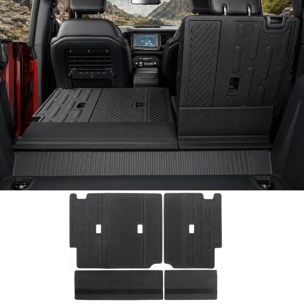 Rear Seat Back Cover Backrest Protector with Dog Seat Liner for Ford Bronco 2/4 Door 2021 - 2026