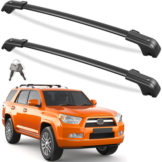 330lbs Aluminum Roof Rack Cross Bars Compatible with Toyota 4Runner 2010-2024 (with Raised Side Rails)