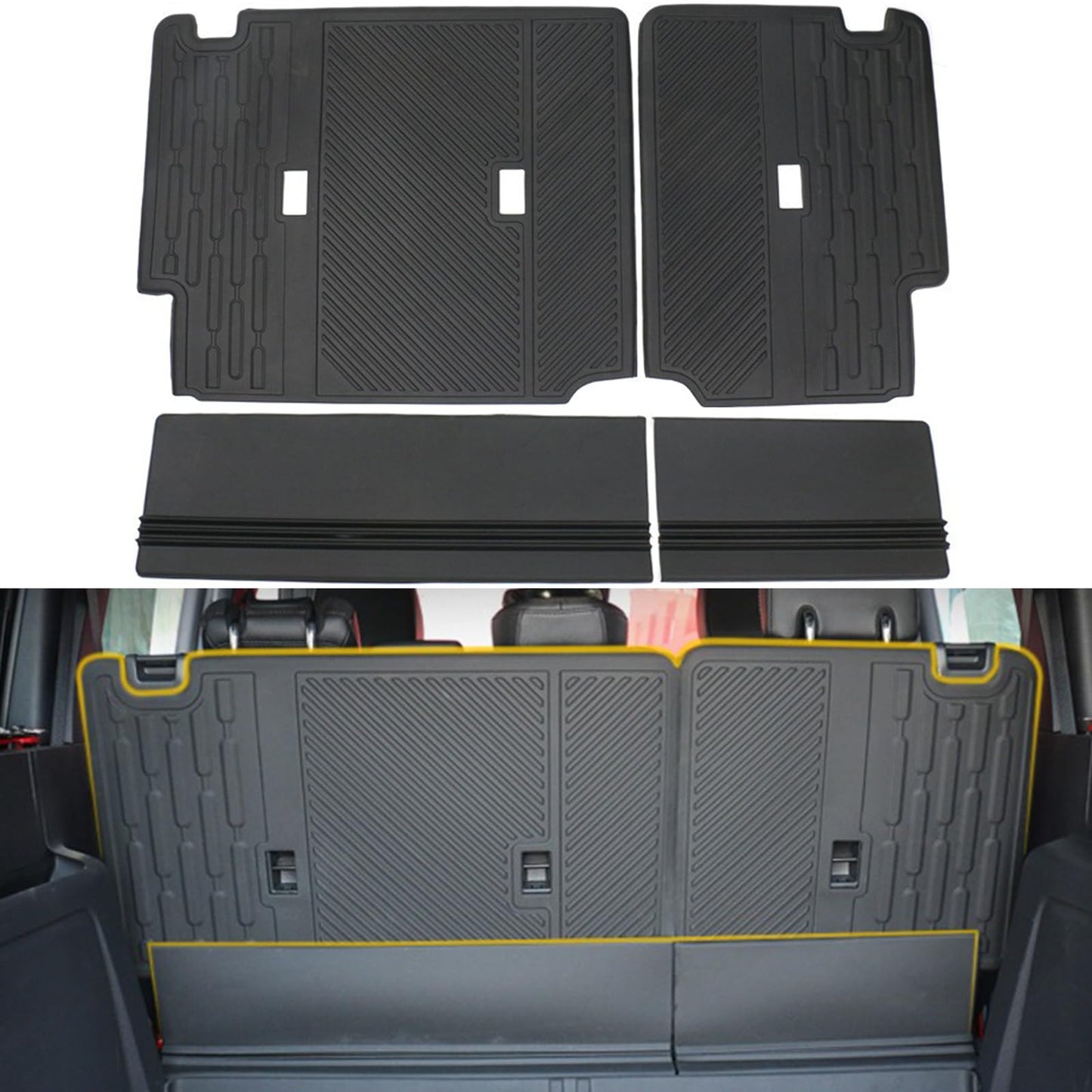 Heavy-Duty Rear Seat Protector for Ford Bronco 4-Door 2021-2025