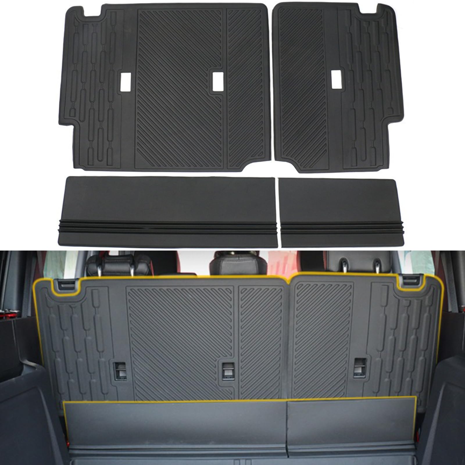 Heavy-Duty Rear Seat Protector for Ford Bronco 4-Door 2021-2026