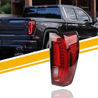 LED Tail Light Assembly Compatible with 2019-2024 GMC Sierra 1500/2500 HD/3500 HD