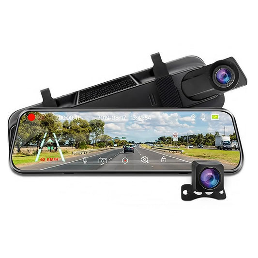 10'' Mirror Dash Cam for Jeep Wrangler JL Unlimited 4-Door 2018 - 2024