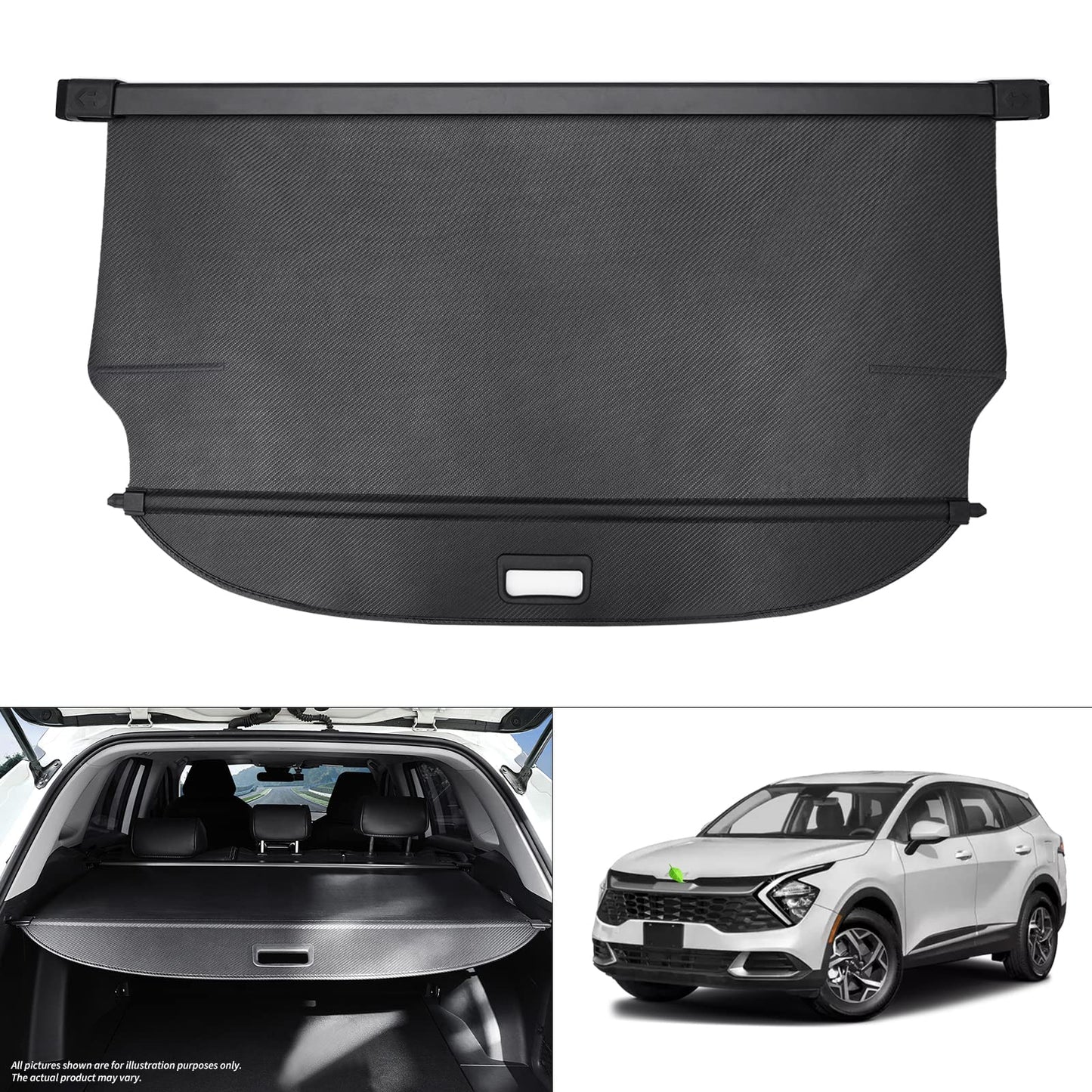 Retractable Cargo Cover for 2023 2024 2025 Kia Sportage