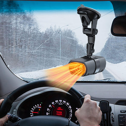 12V New Portable Car Heaters for Vehicle for Winter (black)