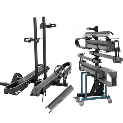 Foldable Hitch Bike Rack for 2 Fat Tire E-Bikes