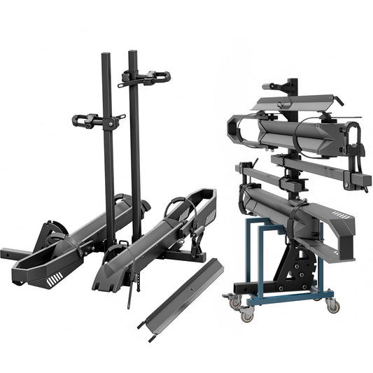 Foldable Hitch Bike Rack for 2 Fat Tire E-Bikes
