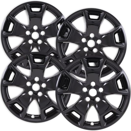 17 inches Gloss Black ABS Wheel Skin Compatible with 2021-2022 Ford Bronco Sport (Base Model) - OMOTOR