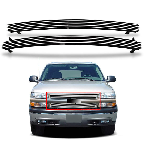 Billet Grille Grill for 1999-2002 Chevy Silverado 1500/2006 Tahoe - OMOTOR