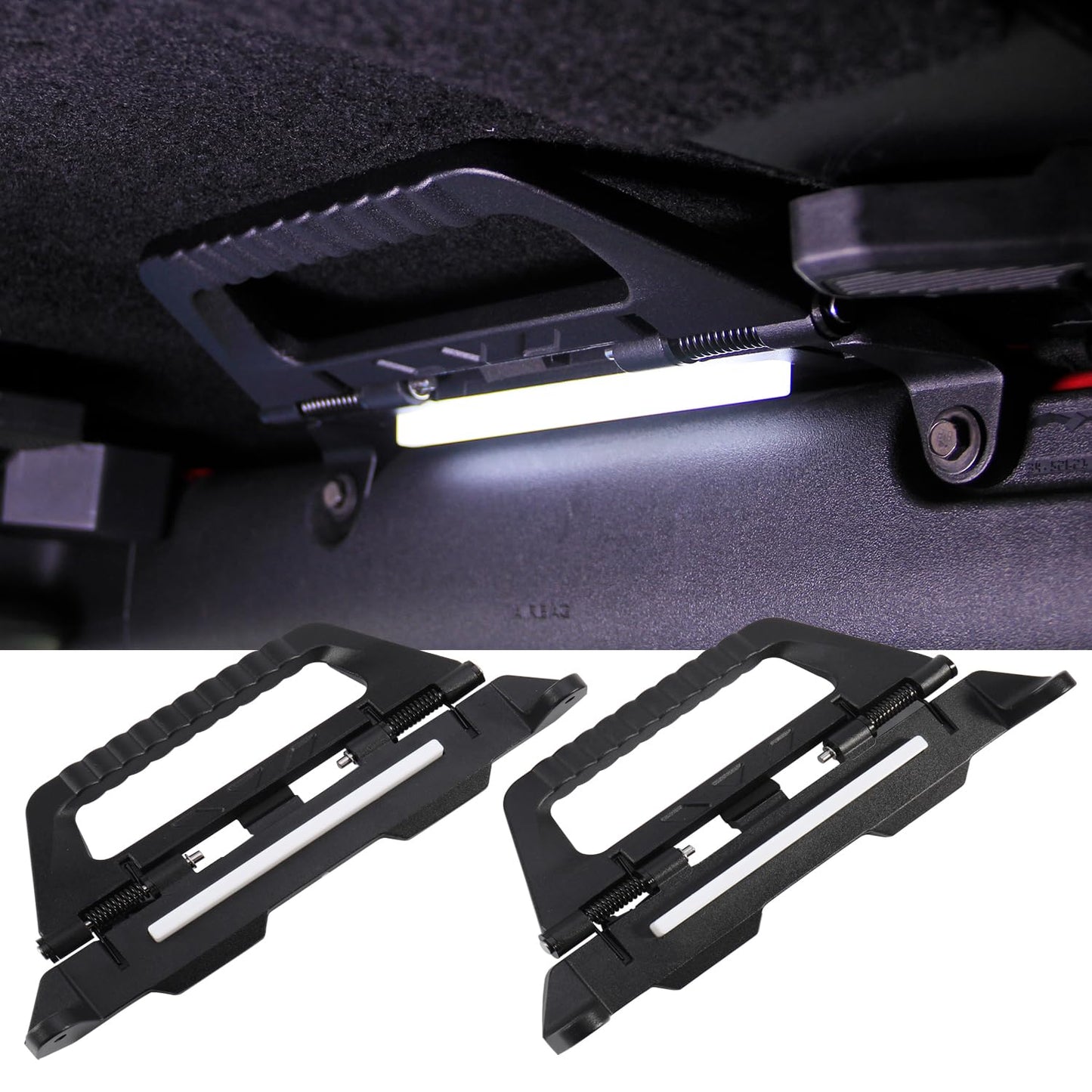 Aluminum Grab Handles with Demo Light Kit for Ford Bronco 2021-2025 2/4-Door (NOT for Bronco Raptor)