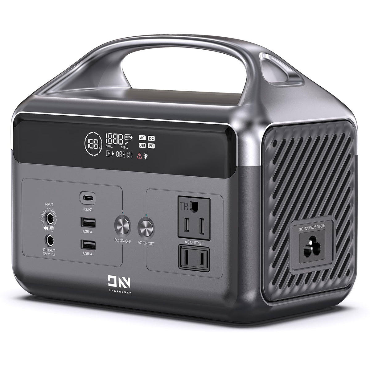 Portable Power Station 56000mAh, 179.2Wh For Hurricane Emergency/Outdoor Camping/RVs/Home Use