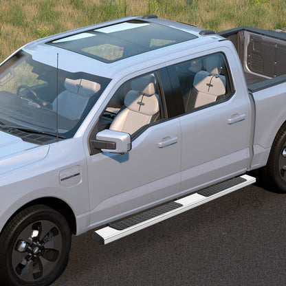 Side Steps Running Boards Compatible with 2019-2025 Chevy Silverado/Sierra 1500 Crew Cab & 2020-2025 Siverado/Sierra 2500HD 3500HD Crew Cab - OMOTOR