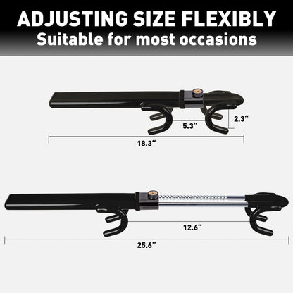 Heavy Duty Steering Wheel Lock Anti-Theft Car Device Security For Cars Trucks Vans and SUVs with 3 Keys - OMOTOR