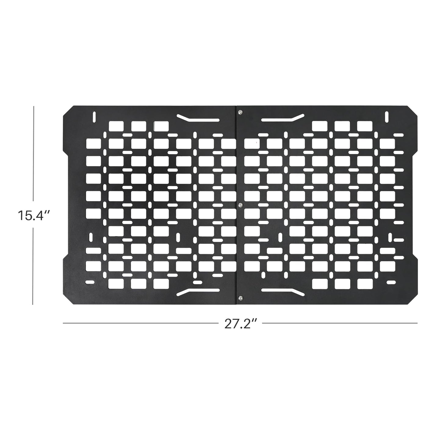 Steel Tailgate Storage Panel Tailgate Molle Panel with 3 Storage Bags for Ford Bronco 2021-2026 2/4 Doors
