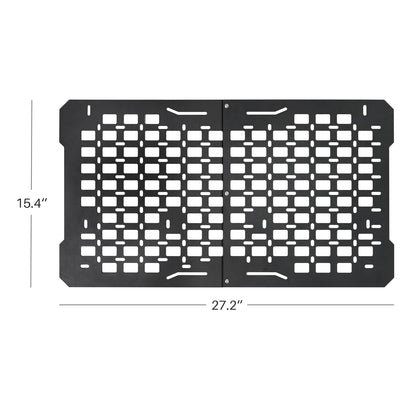 Steel Tailgate Storage Panel Tailgate Molle Panel with 3 Storage Bags for Ford Bronco 2021-2026 2/4 Doors