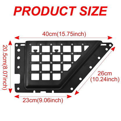 2PCS Front Door Storage Pocket Organizer Box Compatible with Ford Bronco 2021-2026 2/4 Door
