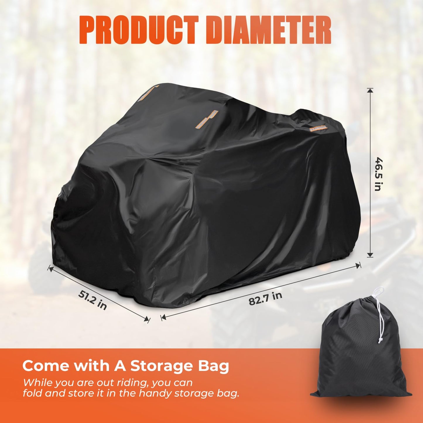 Universal ATV Cover Compatible with Polaris