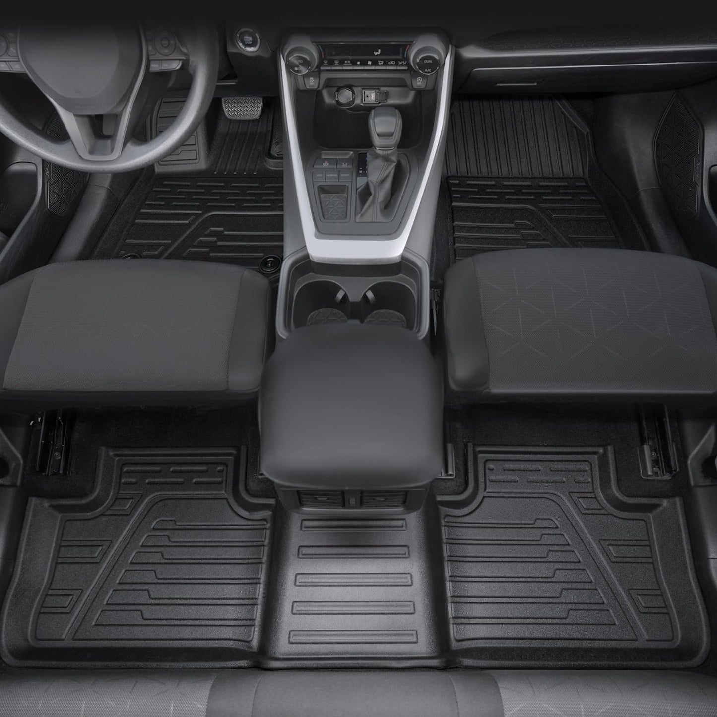 All Weather Floor Mats for Toyota RAV4 2019-2025