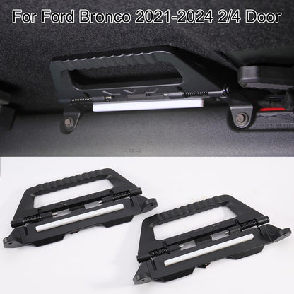 Aluminum Grab Handles with Demo Light Kit for Ford Bronco 2021-2026 2/4-Door (NOT for Bronco Raptor)