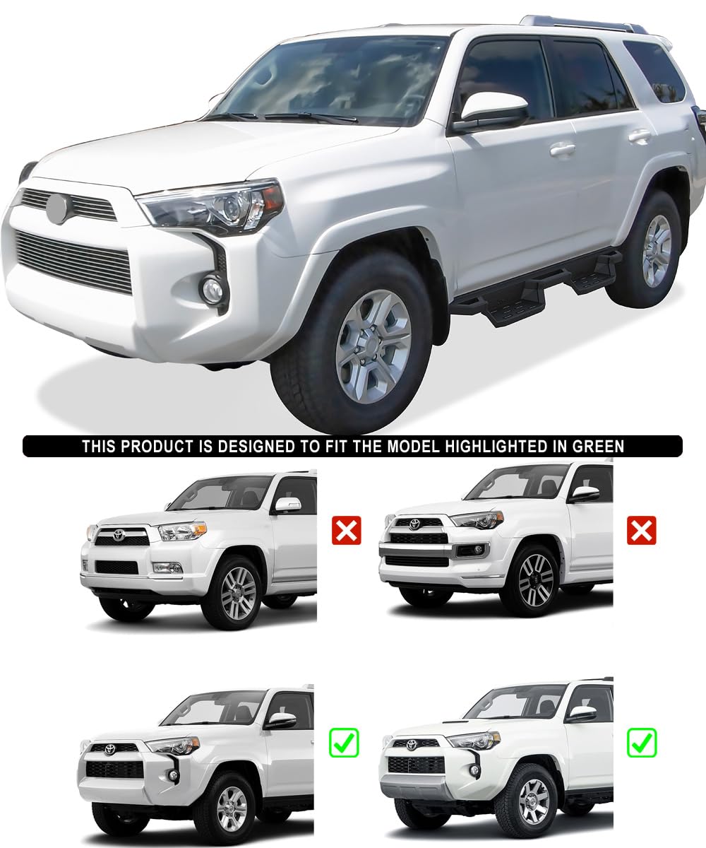 Drop Steps Running Boards Compatible with Toyota 4Runner 2014-2024 SR5 & 14-24 TRD Pro & 17-24 TRD Off-Road