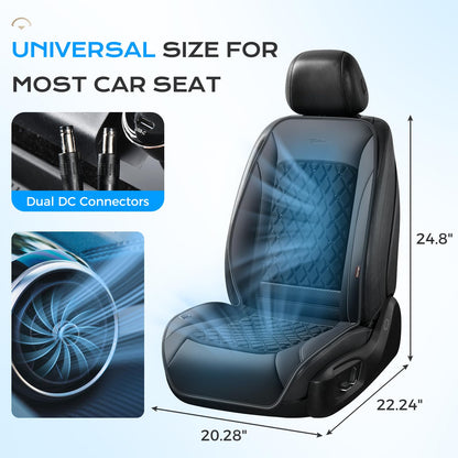 12V Air Suction Cooling Car Seat Cover Front Seat For Car SUV Truck