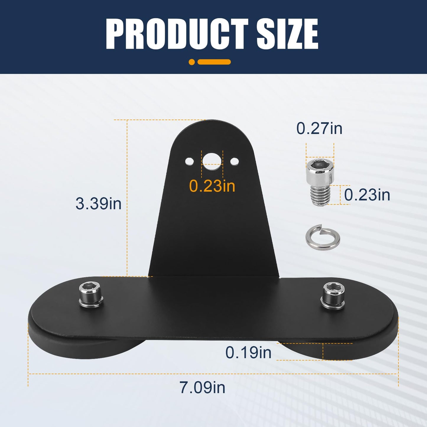 2PCS Magnetic Base Light Bar Mounts for LED Pod Work Lights Auxiliary Driving Lamp on Roof Hood of Off Road Truck SUV Tractor Golf Cart Boats