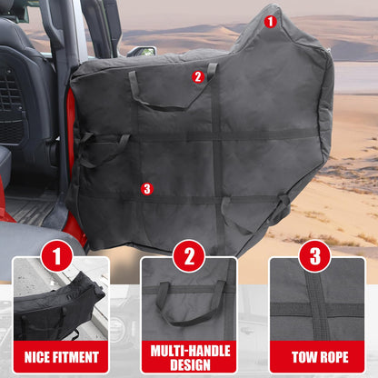 2 Pcs Front Door Storage Bag for Ford Bronco 2021-2026 4-Door