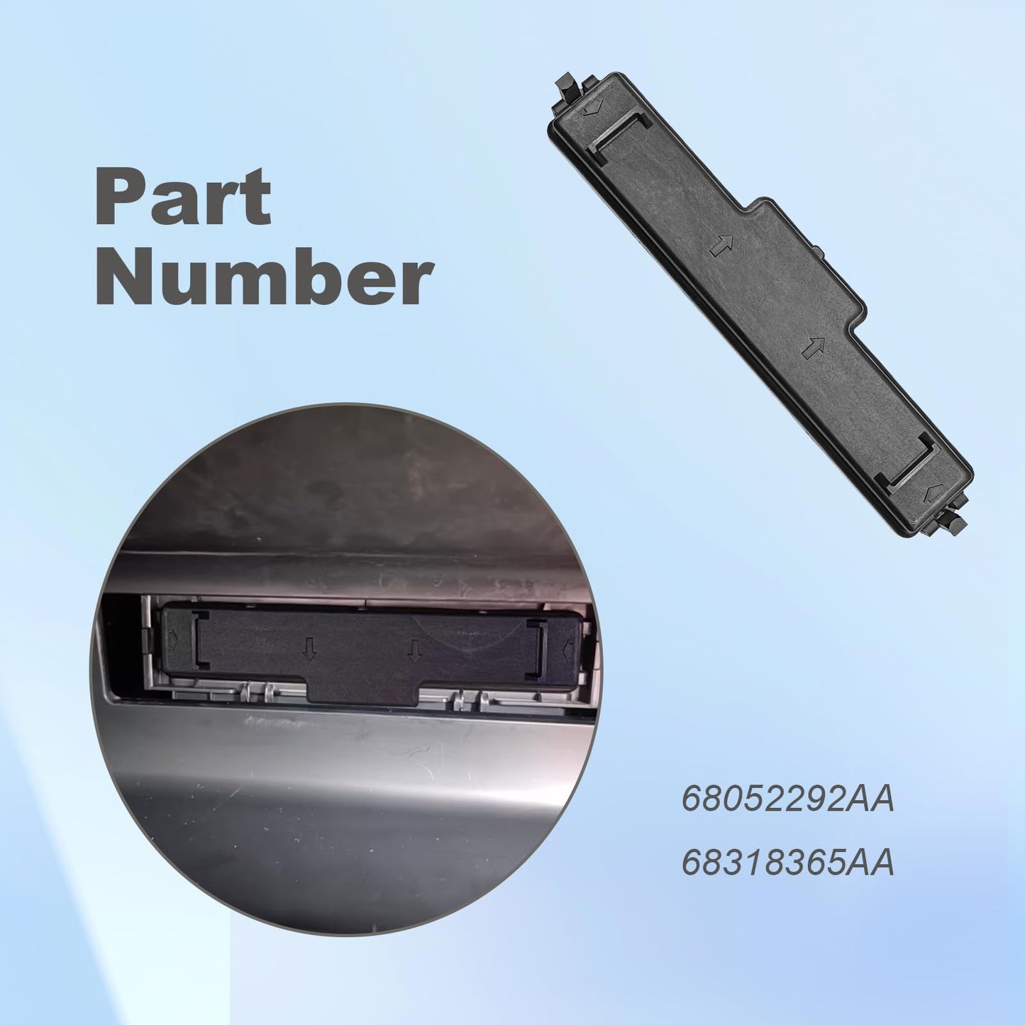 Cabin Air Filter Access Door for DODGE RAM 1500 2500 3500 - OEM