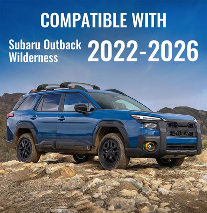 300lbs Lockable Roof Rack Cross Bars Compatible with Subaru Outback Wilderness 2022 -2026