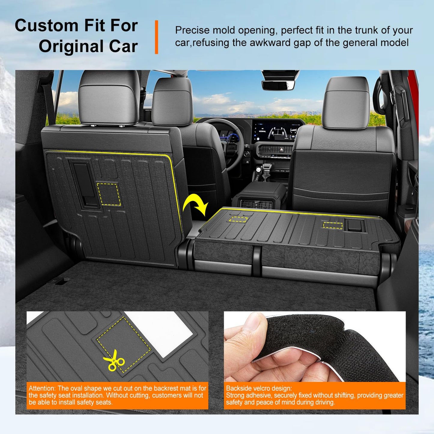 Cargo Mat Compatible with 2024-2026 Toyota Land Cruiser Lexus GX550