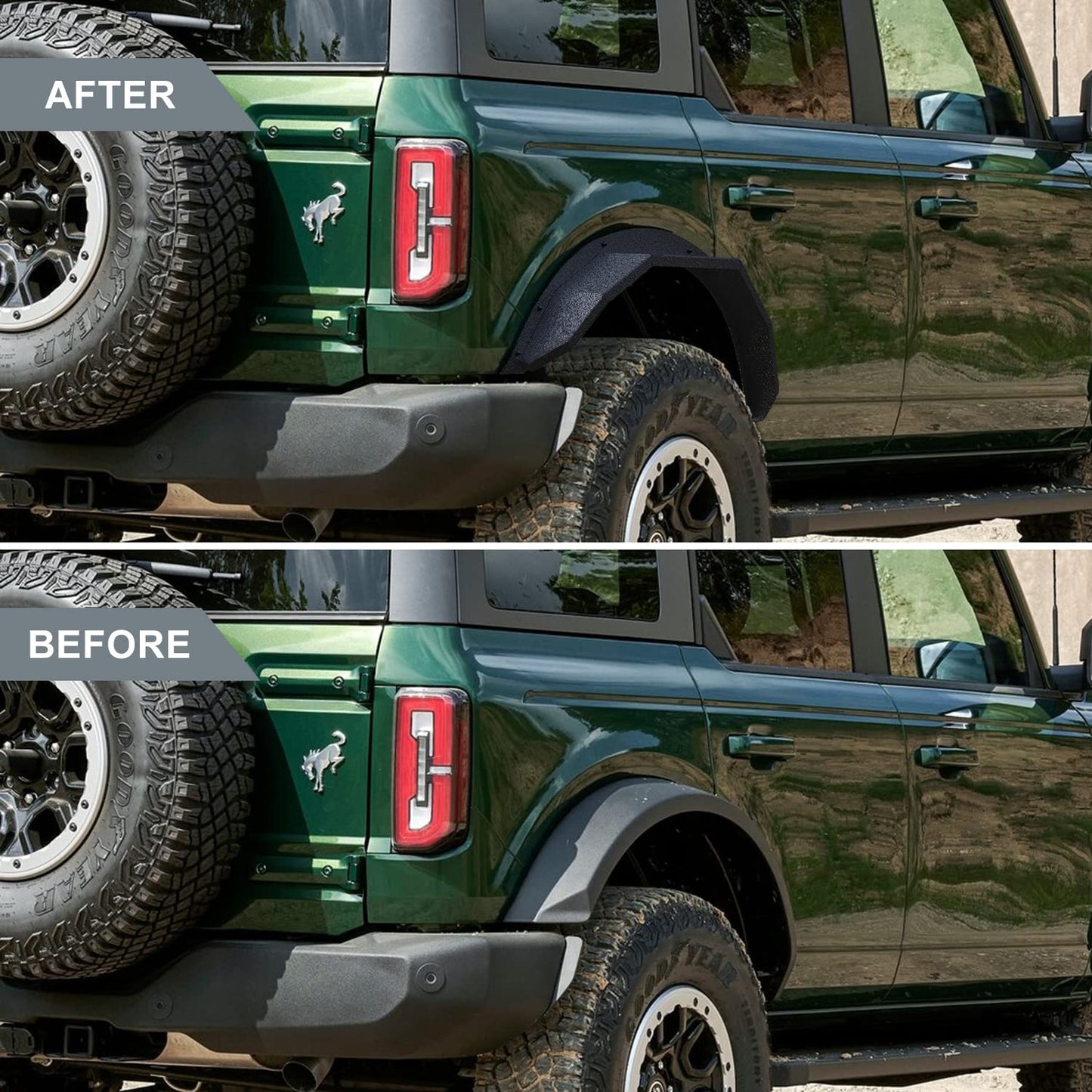 Fender Flares Fit 2021-2025 Ford Bronco 2/4 Door